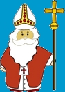 Bischof Nikolaus als Zeichnung
